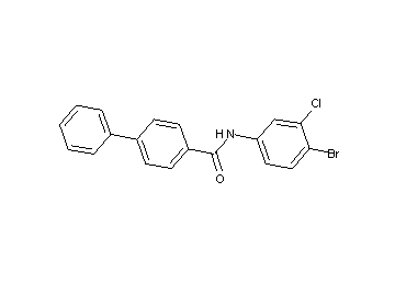 N-(4-bromo-3-chlorophenyl)-4-biphenylcarboxamide