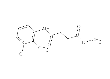 methyl 4-[(3-chloro-2-methylphenyl)amino]-4-oxobutanoate