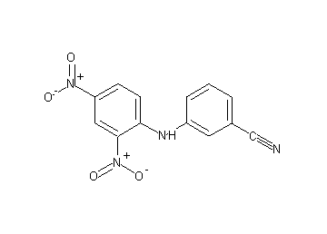 3-[(2,4-dinitrophenyl)amino]benzonitrile