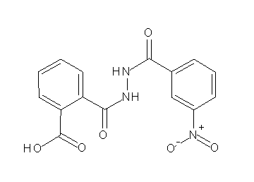 2-{[2-(3-nitrobenzoyl)hydrazino]carbonyl}benzoic acid