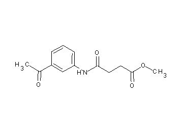 methyl 4-[(3-acetylphenyl)amino]-4-oxobutanoate