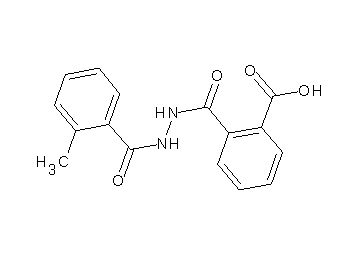 2-{[2-(2-methylbenzoyl)hydrazino]carbonyl}benzoic acid