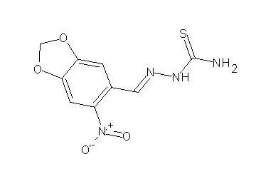 6-nitro-1,3-benzodioxole-5-carbaldehyde thiosemicarbazone