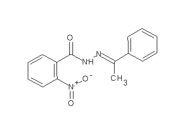 2-nitro-N'-(1-phenylethylidene)benzohydrazide