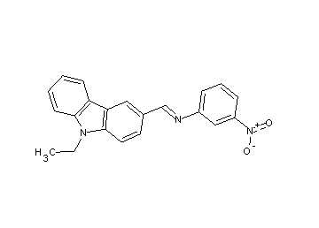 N-[(9-ethyl-9H-carbazol-3-yl)methylene]-3-nitroaniline