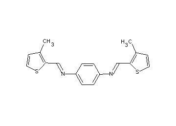 N,N'-bis[(3-methyl-2-thienyl)methylene]-1,4-benzenediamine