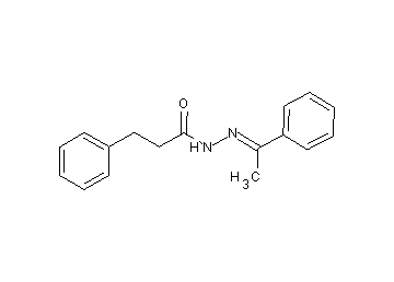 3-phenyl-N'-(1-phenylethylidene)propanohydrazide