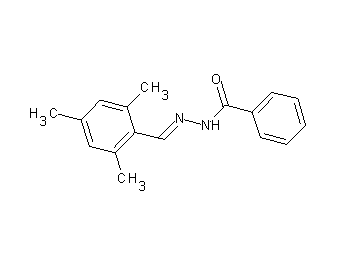 N'-(mesitylmethylene)benzohydrazide N'-(mesitylmethylene)benzohydrazide