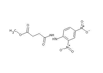 methyl 4-[2-(2,4-dinitrophenyl)hydrazino]-4-oxobutanoate