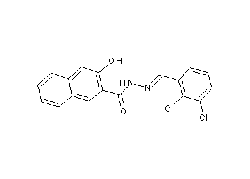 N'-(2,3-dichlorobenzylidene)-3-hydroxy-2-naphthohydrazide - Click Image to Close
