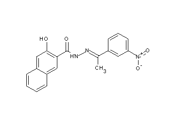 3-hydroxy-N'-[1-(3-nitrophenyl)ethylidene]-2-naphthohydrazide