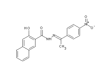 3-hydroxy-N'-[1-(4-nitrophenyl)ethylidene]-2-naphthohydrazide