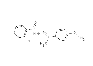 2-iodo-N'-[1-(4-methoxyphenyl)ethylidene]benzohydrazide