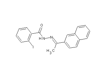 2-iodo-N'-[1-(2-naphthyl)ethylidene]benzohydrazide