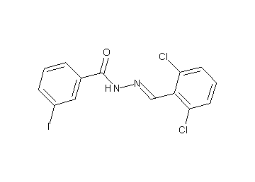 N'-(2,6-dichlorobenzylidene)-3-iodobenzohydrazide