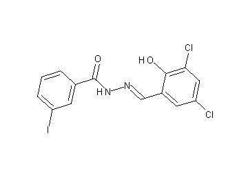 N'-(3,5-dichloro-2-hydroxybenzylidene)-3-iodobenzohydrazide