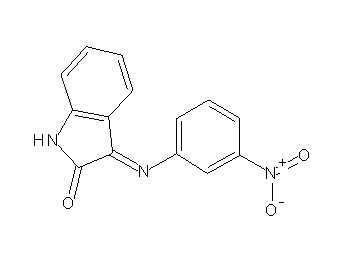 3-[(3-nitrophenyl)imino]-1,3-dihydro-2H-indol-2-one