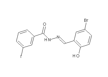 N'-(5-bromo-2-hydroxybenzylidene)-3-iodobenzohydrazide