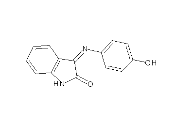 3-[(4-hydroxyphenyl)imino]-1,3-dihydro-2H-indol-2-one