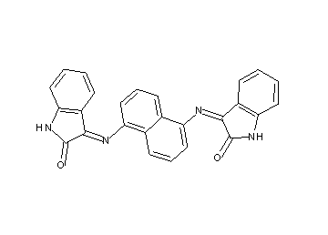 3,3'-[1,5-naphthalenediyldi(nitrilo)]bis(1,3-dihydro-2H-indol-2-one)
