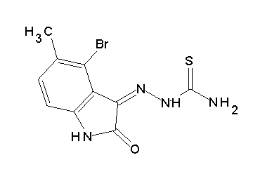 4-bromo-5-methyl-1H-indole-2,3-dione 3-thiosemicarbazone