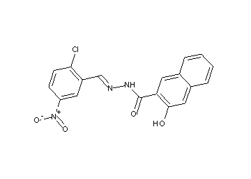 N'-(2-chloro-5-nitrobenzylidene)-3-hydroxy-2-naphthohydrazide
