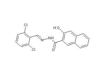 N'-(2,6-dichlorobenzylidene)-3-hydroxy-2-naphthohydrazide