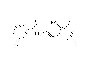 3-bromo-N'-(3,5-dichloro-2-hydroxybenzylidene)benzohydrazide