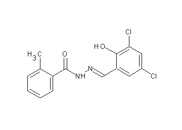 N'-(3,5-dichloro-2-hydroxybenzylidene)-2-methylbenzohydrazide