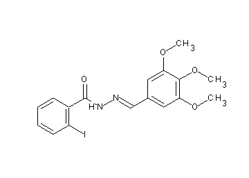 2-iodo-N'-(3,4,5-trimethoxybenzylidene)benzohydrazide