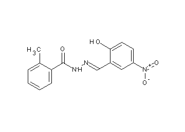 N'-(2-hydroxy-5-nitrobenzylidene)-2-methylbenzohydrazide