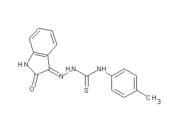 1H-indole-2,3-dione 3-[N-(4-methylphenyl)thiosemicarbazone]