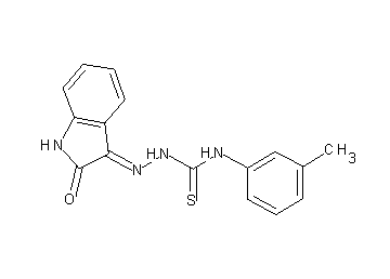 1H-indole-2,3-dione 3-[N-(3-methylphenyl)thiosemicarbazone]