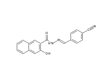 N'-(4-cyanobenzylidene)-3-hydroxy-2-naphthohydrazide