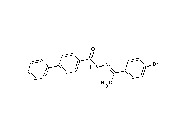 N'-[1-(4-bromophenyl)ethylidene]-4-biphenylcarbohydrazide