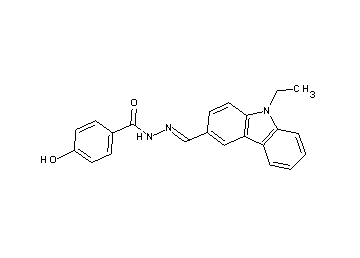 N'-[(9-ethyl-9H-carbazol-3-yl)methylene]-4-hydroxybenzohydrazide