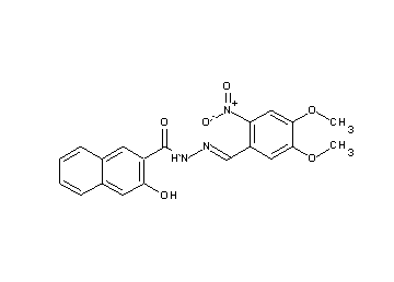 N'-(4,5-dimethoxy-2-nitrobenzylidene)-3-hydroxy-2-naphthohydrazide
