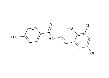 N'-(3,5-dichloro-2-hydroxybenzylidene)-4-hydroxybenzohydrazide