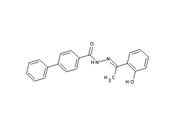 N'-[1-(2-hydroxyphenyl)ethylidene]-4-biphenylcarbohydrazide - Click Image to Close