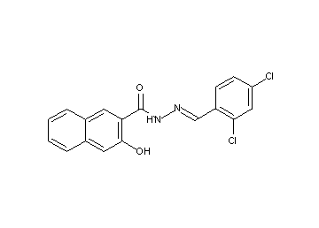 N'-(2,4-dichlorobenzylidene)-3-hydroxy-2-naphthohydrazide