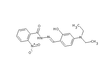 N'-[4-(diethylamino)-2-hydroxybenzylidene]-2-nitrobenzohydrazide