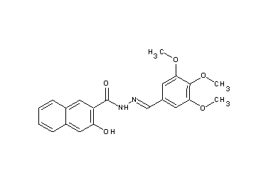 3-hydroxy-N'-(3,4,5-trimethoxybenzylidene)-2-naphthohydrazide
