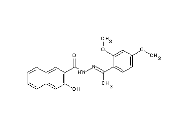 N'-[1-(2,4-dimethoxyphenyl)ethylidene]-3-hydroxy-2-naphthohydrazide