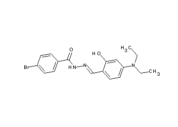 4-bromo-N'-[4-(diethylamino)-2-hydroxybenzylidene]benzohydrazide