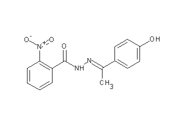 N'-[1-(4-hydroxyphenyl)ethylidene]-2-nitrobenzohydrazide