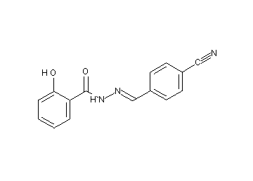 N'-(4-cyanobenzylidene)-2-hydroxybenzohydrazide - Click Image to Close