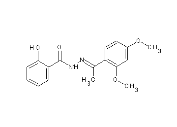N'-[1-(2,4-dimethoxyphenyl)ethylidene]-2-hydroxybenzohydrazide