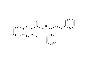N'-(1,3-diphenyl-2-propen-1-ylidene)-3-hydroxy-2-naphthohydrazide