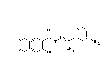 N'-[1-(3-aminophenyl)ethylidene]-3-hydroxy-2-naphthohydrazide