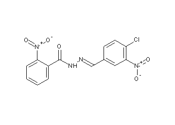 N'-(4-chloro-3-nitrobenzylidene)-2-nitrobenzohydrazide
